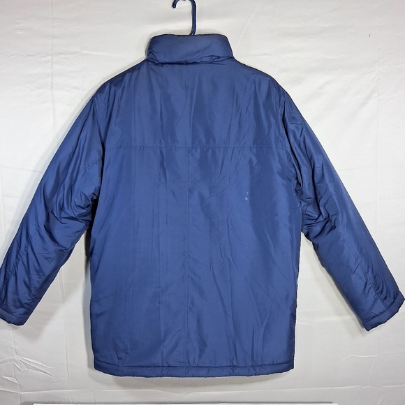 Women's Vintage Tudor Court Blue Medium Embroidered Quilted Full Zip Jacket/Coat - Picture 13 of 14